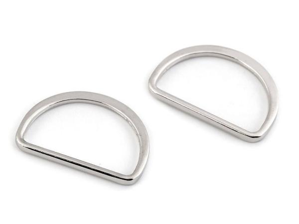 Halbring Flach Breite 30 mm Nickel